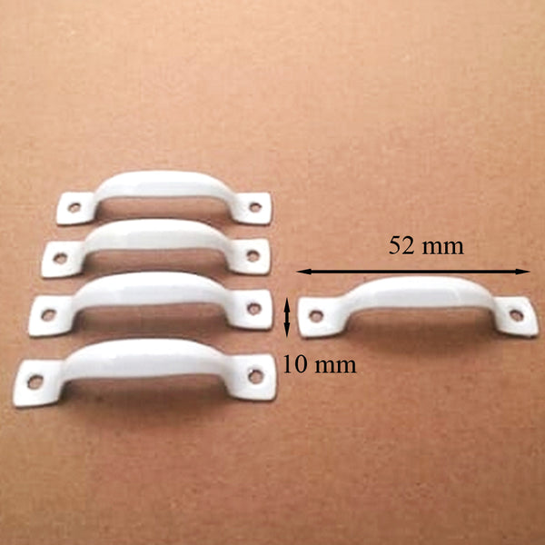 Lot de 10 mini poignées metal fer blanc