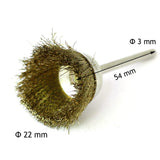 Lot de 10 brosses à polir a decaper acier lation