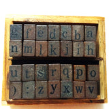 Coffret en bois alphabet minuscule