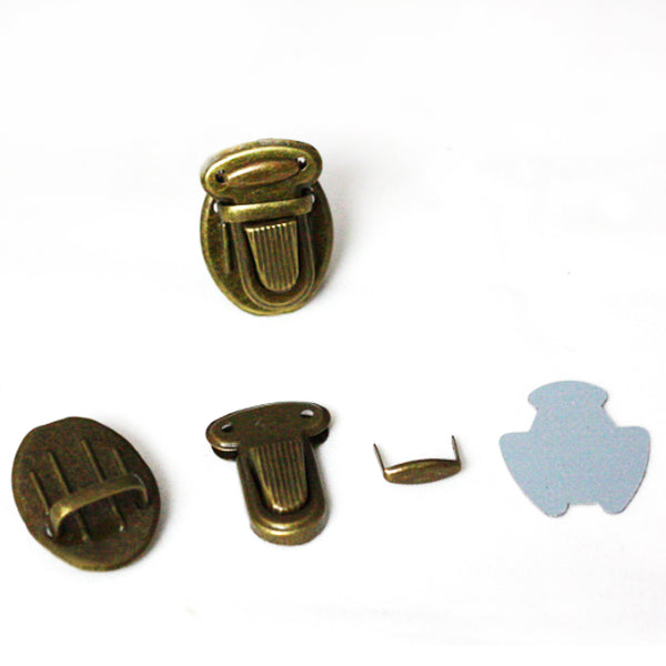 4 Fermoirs pour sac fermeture porte-monnaie bronze
