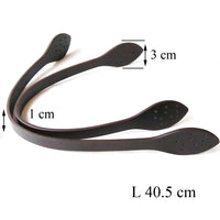 Paire Anse bandoulière a coudre noir 40.5 cm