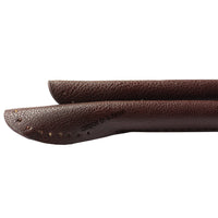 2 anses de sac a main marron foncé 38 cm