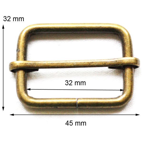 5 Bague de Reglage pour Bandoulière sac a main bandouliere fixation bronze