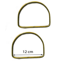 2 Anses de sac métal bronze, Sac à main